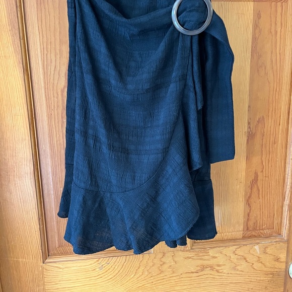 American Eagle women medium black faux wrap sundress - Picture 12 of 12